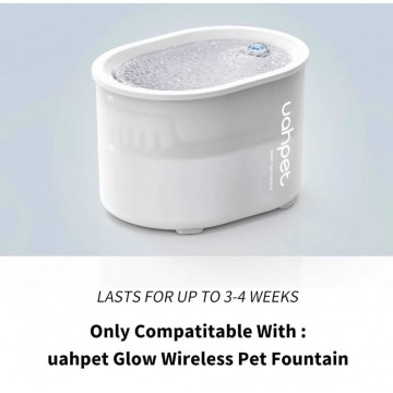 Uahpet Wireless Water Fountain Glow Filter (6pcs/pack)
